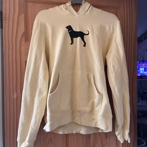 Women’s black dog yellow hoodie